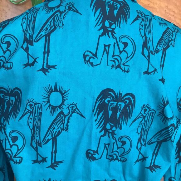 NOVELTY PRINT 80’s does 50’s Vintage Jacket M NWT - Picture 12 of 13